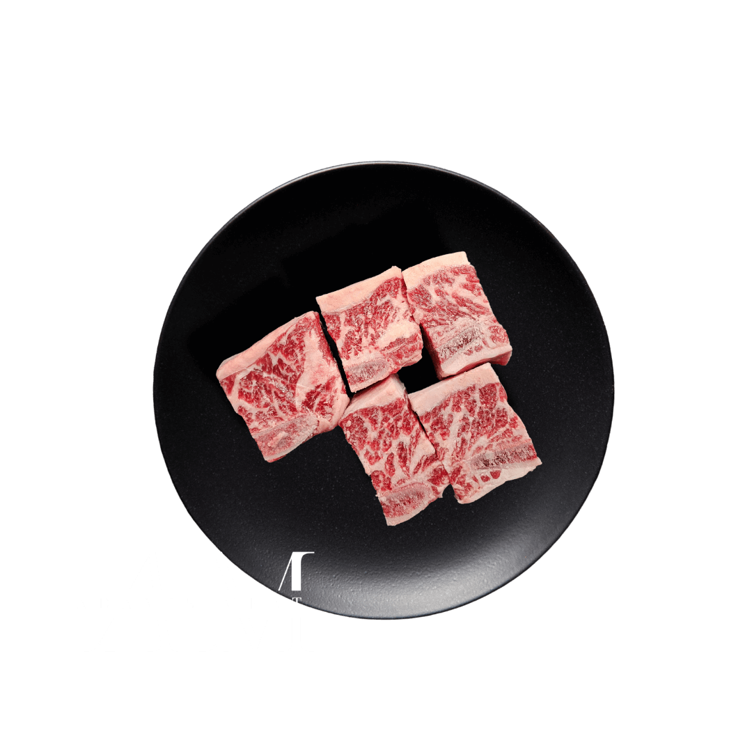 200 Days Grain-Fed Black Angus Beef Ribs Cubes at Adam's Meat
