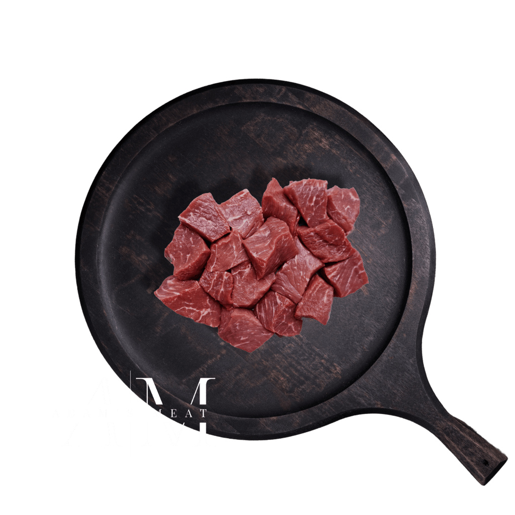 Chilled Black Angus Beef Cubes at $23.9 only from Adam's Meat