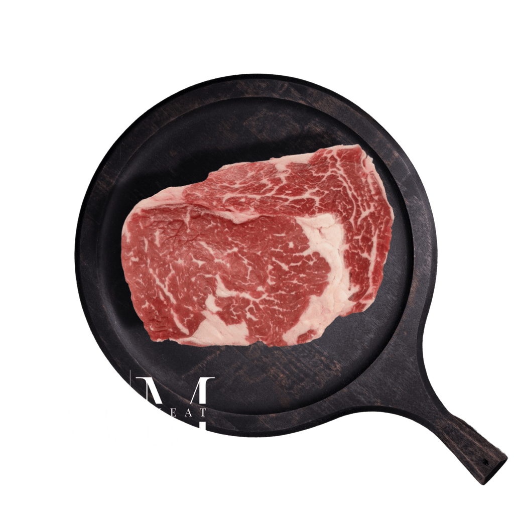 Chilled Black Angus Ribeye steak at $20.9 only from Adam's Meat